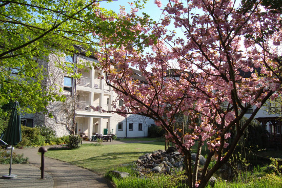 Innenhof/Garten im Pflegeheim Morija