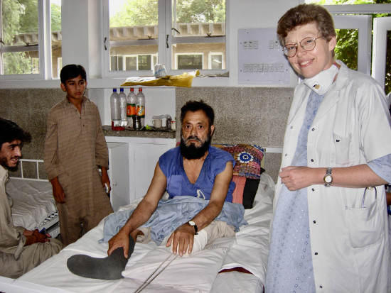 Sr. Chris bei der Visite