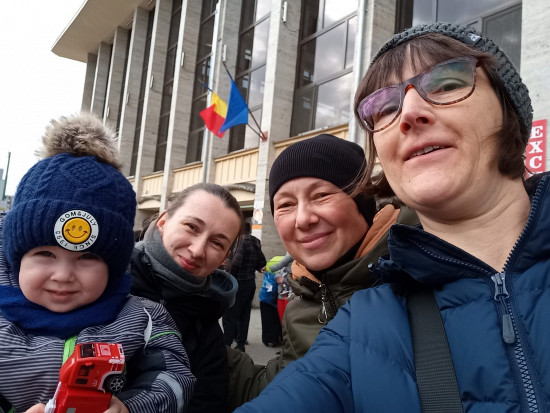 Selfie mit Christiane Lorenz in Rumänien – © Christiane Lorenz 2022