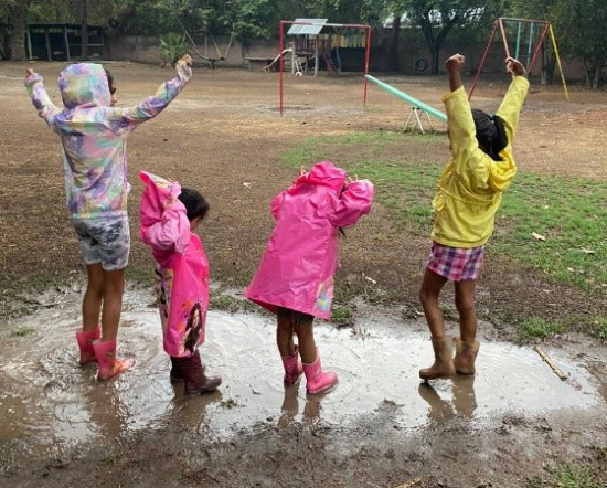 Es gibt viel Trockenheit, da freut man sich über regen