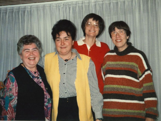 Vorstand 1998 v.l.: Sr. Maria, Sr. Dorothea, Sr. Christine, Sr. Astrid