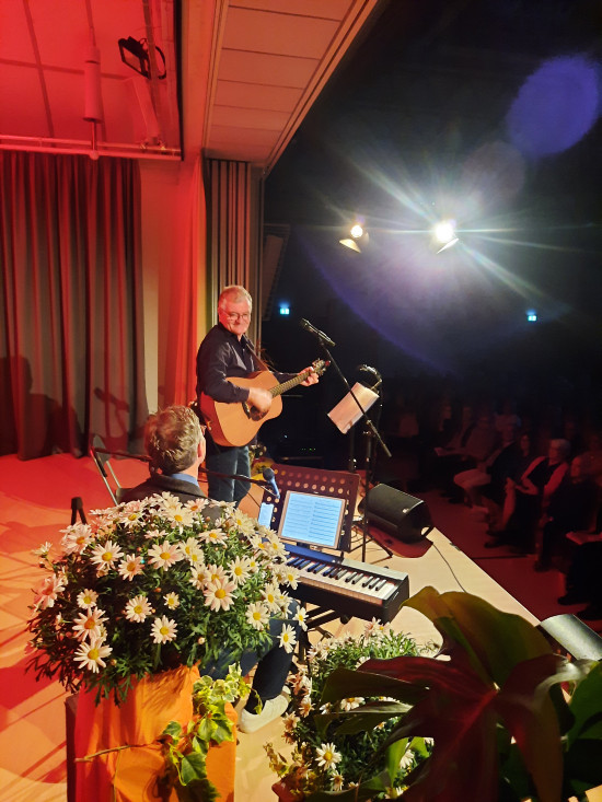 Christoph Zehender auf der Bühne