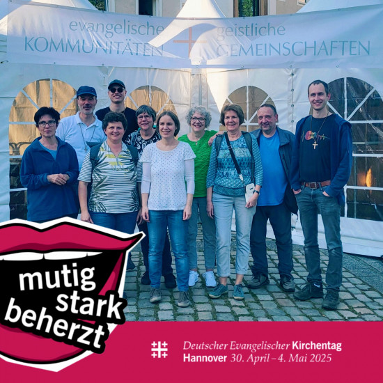 Team der Christusträger auf dem Kirchentag