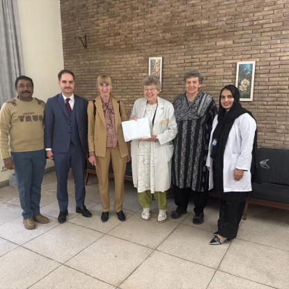 Besuch der Deutschen Botschafterin im Rawalpindi Leprosy Hospital